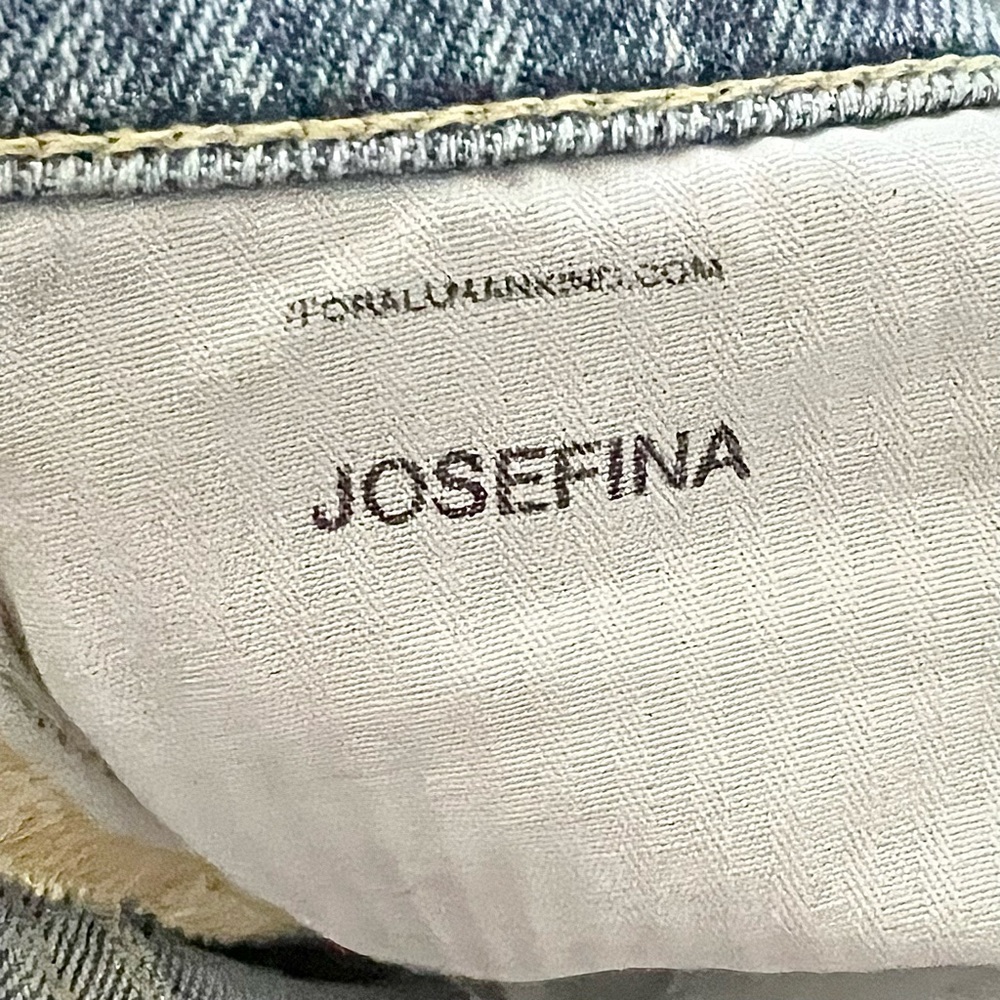 7 For All Mankind NEW Luxe Vintage Josefina Boyfriend Jeans Women’s 31 High Rise - Picture 9 of 12